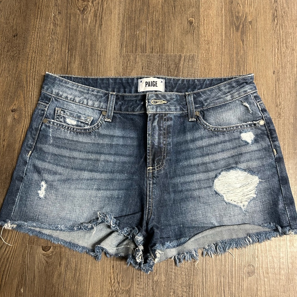 Paige denim shorts, size 29